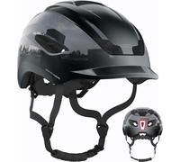Subzonal-Led Helmet - Casque Led Vtt/Vélo & Trottinette Électrique - Bloc Led Arrière Rechargeable & Adapté Multisports - Confortable & Design Respirant Pour Homme & Femme - Noir