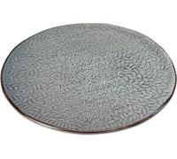 Subzonal-Leonardo Matera 022986 Plat À Tarte En Céramique ¿ Plateau Rond Pour Gâteaux, Tartes, Pizzas, Etc. ¿ Diamètre 34 Cm ¿ Passe Au Micro-Ondes Et Au Lave-Vaisselle ¿ Anthracite