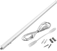 SUBZONAL-Leuchten 2379-106 Réglette LED à lumière blanc neutre, idéale pour meubles, placards, cuisine, interrupteur intégré, 10 W