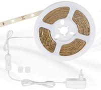 SUBZONAL-Leuchten - LED Band 5m, LED Strip autocollant, LED Streifen inkl. Ein-/Ausschalter, 16.5 Watt, 150x LED weiß, IP20, 2261-150P, 500 x 0.8 x 0.2 cm