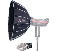 SUBZONAL-Light Dome Mini III - Softbox Circulaire Mini Bowens Mount ¿58*32.7cm : Installation Rapide avec Conception Pliable, Compatibilité avec Les Lumières Continues Aputure & Amaran & Autres Bowen
