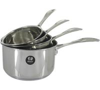 Subzonal-Line 12066984 Chef Série De 4 Casseroles En Acier Inoxydable 14/20 Cm, Argenté