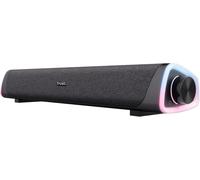 SUBZONAL-Liro Barre de Son PC 12W, Enceinte PC Stéréo avec Éclairage LED RGB, Connexion Audio 3.5mm, Alimentation USB, Haut Parleur PC Compact Ordinateur Portable Tablet TV, Noir