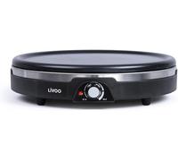 SUBZONAL-Livoo ¿ Crêpière XXL DOC239 - Ø 38 cm, 1350W, plaque amovible, antiadhésif