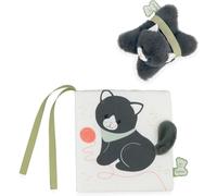 SUBZONAL-Livre Imagier - Chat Chamallow à la Maison Mini Doudou - Livre de Découverte Visuelle - Multicolore - 14cm - Dès la Naissance - K224013