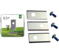 SUBZONAL-Lot de 30 lames de rechange compatibles avec Worx Landroid, Ecovacs Goat, Einhell, LandXCape, Practixx, Scheppach, Kress - LongLife - 1 trou incassable - Certifié DIN