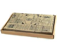 Subzonal-Lot De 500 Feuilles De Papier Anti-Graisse Pour Emballer Les Aliments - Dimensions Unique De 32 X 20 Cm - Spécial Pour Les Chips Et Tous Les Types De Récipients - Papier Kraft