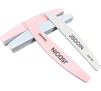 Subzonal-Lot De 6 Limes À Ongles Professionnelles Double Face 100/180 Et 180/240 Grit Emery Board Outils De Manucure Pour Le Toilettage Et Le Coiffage Des Ongles