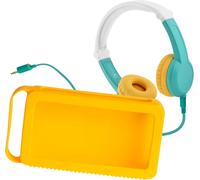 SUBZONAL-Lunii - Pack Accessoires Casque Audio pour Enfant dès 3 Ans + Coque Jaune pour conteuse Ma Fabrique à Histoires - Pack pour Voyage ou pour Le Quotidien