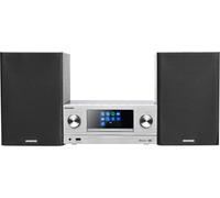 SUBZONAL-M-9000S-S Micro système Hi-FI avec CD, Dab +, Radio Internet, Spotify, FM, Bluetooth, USB et Grand écran Couleur TFT