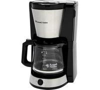 SUBZONAL-Machine à café filtre (cafetière, verseuse en verre 1,25l, 10 tasses, maintien au chaud 40 min, surface acier inox brossé, fonctions BrewNow, stop-goutte, éclairage bleu) Heaton 27400-56