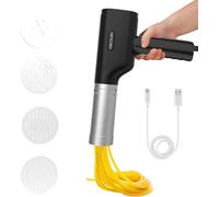 SUBZONAL-Machine à Pâtes et Churros sans Fil Fun EasyPasta. 40 W, Capacité 200 g, 3 Disques Inclus, Prépare des Nouilles ou Noodles, Spaghettis et Tagliatelles, 50 Utilisations par Charge de Batterie