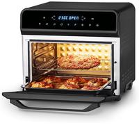 SUBZONAL-Magnum, Four Electrique à Air, Air Fryer XXL, 23 L, Double Résistance, Économie D'énergie, 8 programmes, Rôtisserie, 1800 W, Contrôle Digital, Température de 230ºC, 6 Accessoires Inclus