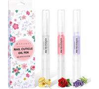 Subzonal-Makartt Huile Cuticules Ongles Kit - 3 Pièces Cuticle Oil Stylo - Pour Hydratante Soins Des Ongles Réparer Les Fissures