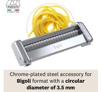 SUBZONAL-Marcato - Accessoire Bigoli pour Machine à Pâtes Atlas 150 Acier Gris