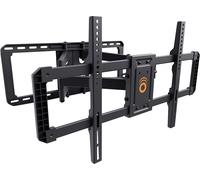 SUBZONAL-MaxMotion Support Mural pour Grands téléviseurs de 42 à 90 Pouces, pivotant, inclinable et Extensible, Design Universel Compatible avec Samsung, Vizio, matériel et gabarit de perçage Inclus