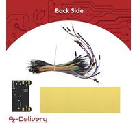 SUBZONAL-MB 102 Kit Électronique: Platine d'essai à 830 Points Breadboard + Adaptateur Secteur (3,3V/5V) + 65 Morceaux de câbles Compatible avec Arduino et Raspberry Pi incluant Un E-Book!