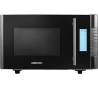 SUBZONAL-MEDION Four Micro Onde 2en1 avec gril combiné (20L, 800W, 1000 W gril, 8 programmes automatiques, 5 niveaux de puissance, mode décongeler, facile à utiliser et nettoyage, MD14482) noir/argen