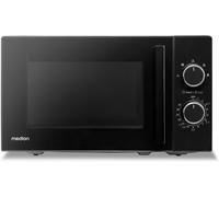 SUBZONAL-MEDION Micro-ondes (20 litres, 800 watts, 5 vitesses de micro-ondes, fonction décongélation, minuterie, plateau en verre, compact, MD12011) noir