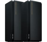 SUBZONAL-Mesh System AX3000 - Pack de 2 Routeurs Wi-FI 6, Réseau Mesh Haute Vitesse, Couverture Jusqu'à 370m², Double Bande, Noir