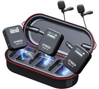 SUBZONAL-Microphone Cravate sans Fil, G2(A2) Pro 2.4GHz Double Micro Cravate 200m 8H pour Cours en igne Vlog Live Streaming Youtube pour Caméra Smartphone Tablette, Microphone-Cravate-sans-Fil-Lavali