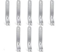 Subzonal-Mini Barre De Levier 8 Pièces Barre En Acier Inoxydable Petite Barre De Levier Multifonction Ensemble D'outils D'ouvre-Boîte De Survie Petit Levier