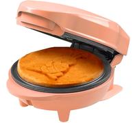 SUBZONAL-Mini-Gaufrier, gaufrier au design unique en forme de lapin de Pâques, appareil à gaufres idéal pour Pâques, les anniversaires d'enfants ou comme cadeau, taille des gaufres: 10 cm, Orange