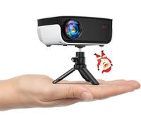 SUBZONAL-Mini Videoprojecteur, Projecteur Video Portable 1080P, Retroprojecteur Home Cinéma 7500L, Auto Keystone, Compatible avec iOS/Android/PS5/Firestick/HDMI/USB
