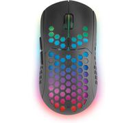 SUBZONAL-MMW3, Souris Gaming sans Fil, RGB Flow, Ultralégère 79g, 3200DPI, Noir
