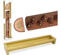 Subzonal-Moule Silicone Insert - Gouttière Bûche 25 Cm Pour 8 À 10 Personnes - Mini-Bûches Buchettes - Dessert De Noël - Avec Recette - Coloris Doré - 2971