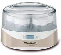 SUBZONAL-Moulinex YG231E32 Yaourtière Yogurteo 7 Pots de Yaourt Inclus Programmable Écran LCD Minuteur 13W Champagne