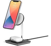 Subzonal-Native Union Chargeur Sans Fil Magnétique 2-En-1 Snap ¿ Support De Charge Pour Iphone 16/16 Plus/16 Pro/16 Pro Max Avec Pad Sans Fil Pour Airpods (Pro/Pro 2)-Angle Réglable Et Indicateurs Le