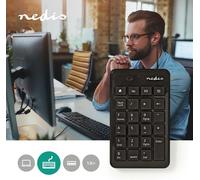 SUBZONAL-Nedis Clavier numérique avec câble USB Noir