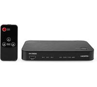 SUBZONAL-Nedis Convertisseur audio numérique 2 voies Connexions ¿ Entrée : DC Power / 3 x entrée HDMI Connexions ¿ Sortie : 1 x 3,5 mm / 1 x TosLink / 2 x sorties HDMI eARC Automatique/Bout