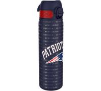 Subzonal-Nfl New England Patriots Gourde En Acier Légère, 600 Ml/20 Oz, Non Isolée, Étanche, Facile À Ouvrir, Verrouillage Sécurisé, Passe Au Lave-Vaisselle, Couvercle Rabattable, Compatible Porte-Go