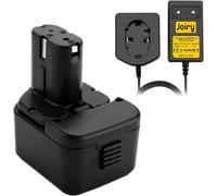 SUBZONAL-NI-MH 12 V 3,5 Ah Batterie et Chargeur pour Hitachi EB1222HL EB1214L EB1214S EB1220BL EB1220HL EB1220HS EB1220RS EB1212S EB1226HL EB1230HL EB1230R EB1230X EB1230X EB12330X EB12330X