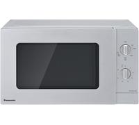 SUBZONAL-NN-GM23QMEPG Four à Micro-Ondes Gril 20L avec Plateau en Verre et Grille Métallique, 800W, Grill 1000W, Décongélation, Réglage par Cadran, Quick 30, Minuterie, Argent