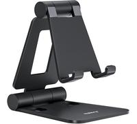 Subzonal-Nulaxy Support Téléphone Réglable, Support Téléphone Bureau Pliable Portable Tablette Dock Compatible Avec Iphone 15/14/13/12/11 Pro Max Mini Xr X 8 Samsung Huawei D'autres Smartphones, Noir