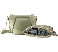 SUBZONAL-OneGo Rode Strap Sac Photo Multifonction ¿ Bandoulière Urbaine Sac Compact pour Sony/Canon/Nikon/appareils sans Miroir, Vert forêt