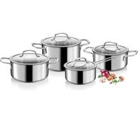 Subzonal-Optima Batterie De Casseroles 8 Pièces, Acier Inoxydable