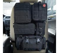 Subzonal-Organiseur Tactique Universel Pour Siège Arrière De Véhicule Avec 5 Pochettes Molle Amovibles Pour Tous Les Véhicules Tels Que Jeep, Camion, Suv, Voiture, Ford, Chevy, Etc