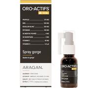 Subzonal-Oroactifs Format Spray - Complement Alimentaire Maux De Gorge - Miel, Huile Essentielle Menthe Poivrée & Ravintsara, Vitamine C & Vitamine D - Aragan - 15ml