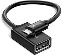 SUBZONAL-OTG Adaptateur Micro USB vers USB 2.0 Host Câble Compatible Samsung Galaxy A10 S7 S6 Edge S5 J3 J4 J5 J6 J7 J8, Galaxy Tab A E S2, Huawei P Smart 2019 Y5 Y6, Honor 8X, Wiko