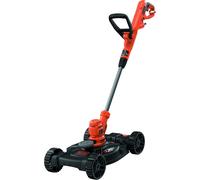 SUBZONAL-Outil 3-en-1 Filaire 550W : Coupe-Bordures, Dresse-Bordures et Tondeuse, 30 cm, Outil Polyvalent avec 2 Poignées et Roue de Guidage, 2 Hauteurs de Coupe de 40 et 60 mm, BESTA530CM-QS Noir