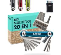 Subzonal-Outil Multifonction 20 En 1 ¿ Outil Multifonction Pour Vélo En Acier Inoxydable/Aluminium ¿ Mini Outil De Vélo Pliable Avec De Nombreuses Fonctions ¿ Outil Pratique Pour Vélo En Bleu