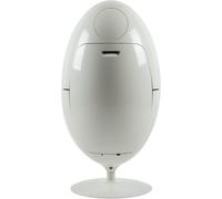Subzonal-Ovetto Poubelle De Recyclage 54l (3 X 18l), Système De Tri Sélectif, Tri Des Déchets, 3 Compartiments, Poubelle Cuisine Blanc Taille Unique