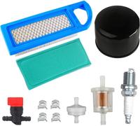 SUBZONAL-Oxoxo 794422 795115 filtre à air filtre à huile filtre à carburant Bougie d'allumage Vanne d'arrêt pour Briggs & Stratton 698083 697153 697014 797008 Intek 15,5 et 17-17.5hp