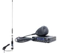 SUBZONAL-Pack Station Radio CB Escort HP 6500 ASQ, Gain RF, 4W, 12V + Antenne CB PNI S75 avec câble 7-9KM et Support Fixe