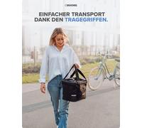 Subzonal-Panier À Vélo Avant Sac À Provisions I Pliable I Panier À Vélo Avant Avec Fixation Express Pour Une Pose Et Un Retrait Rapides. I Panier À Vélo Avant