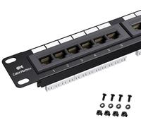 SUBZONAL-Panneau de raccordement réseau 1U 24 ports 19-inch, pour commutateur réseau Gigabit, compatible avec les outils à percussion 110 ou Krone, certifié UL pour montage en rack